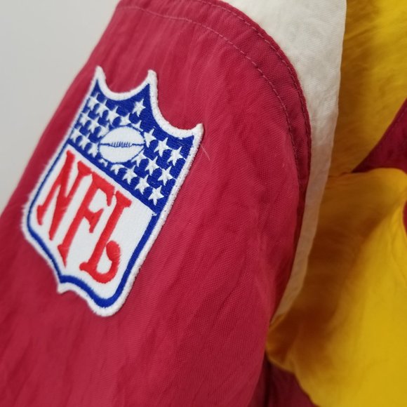 Vintage 90s Washington Redskins Apex One Jacket/Pants Puffer  NFL  Zip Sz S/M - Picture 7 of 15